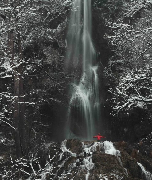 Bad Urach Wasserfall - 40 Meter Wasserfall