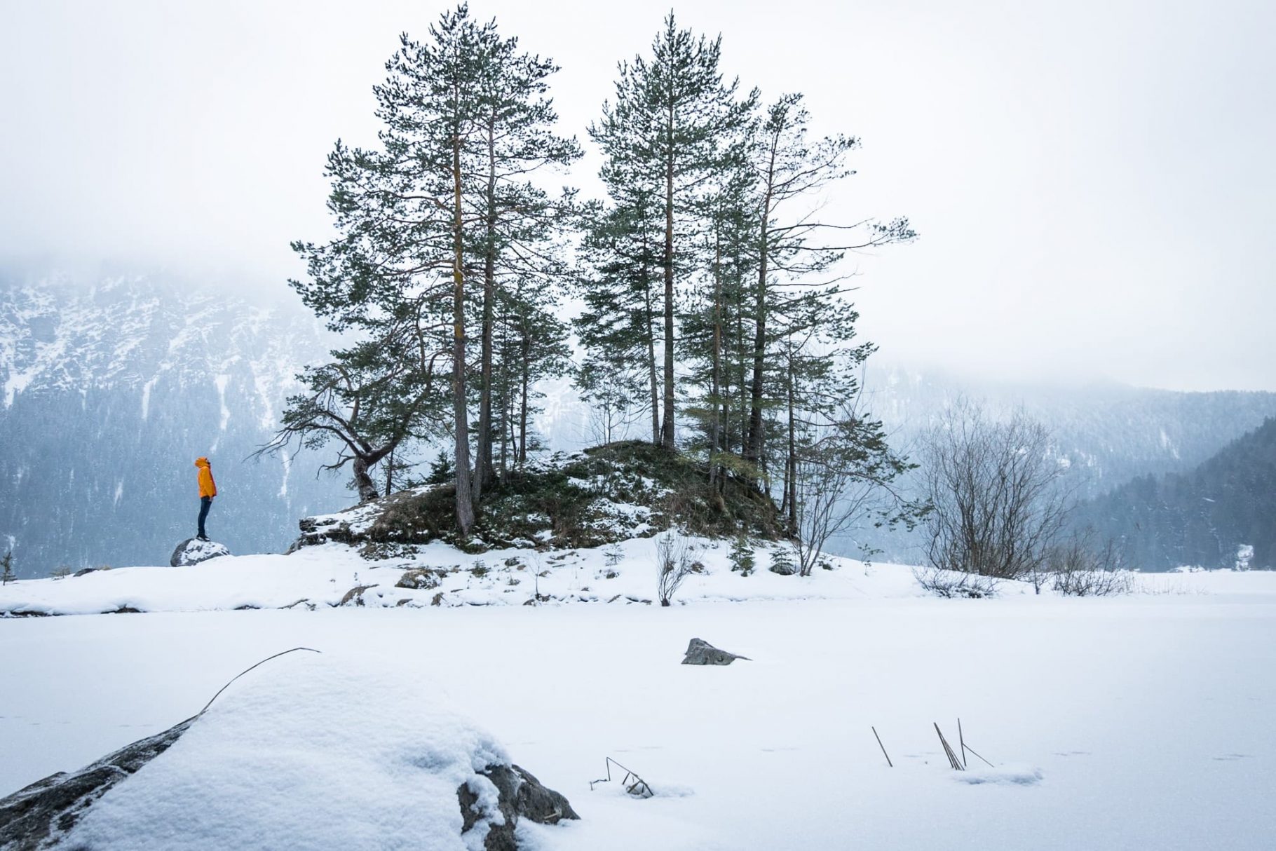 Eibsee im Winter - Winter Wunderland | BinMalKuerzWeg