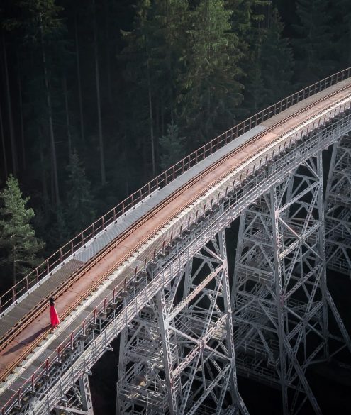 Die Zimerstalbrücke in Thüringen ist ein traumhaft schöner Fotospot