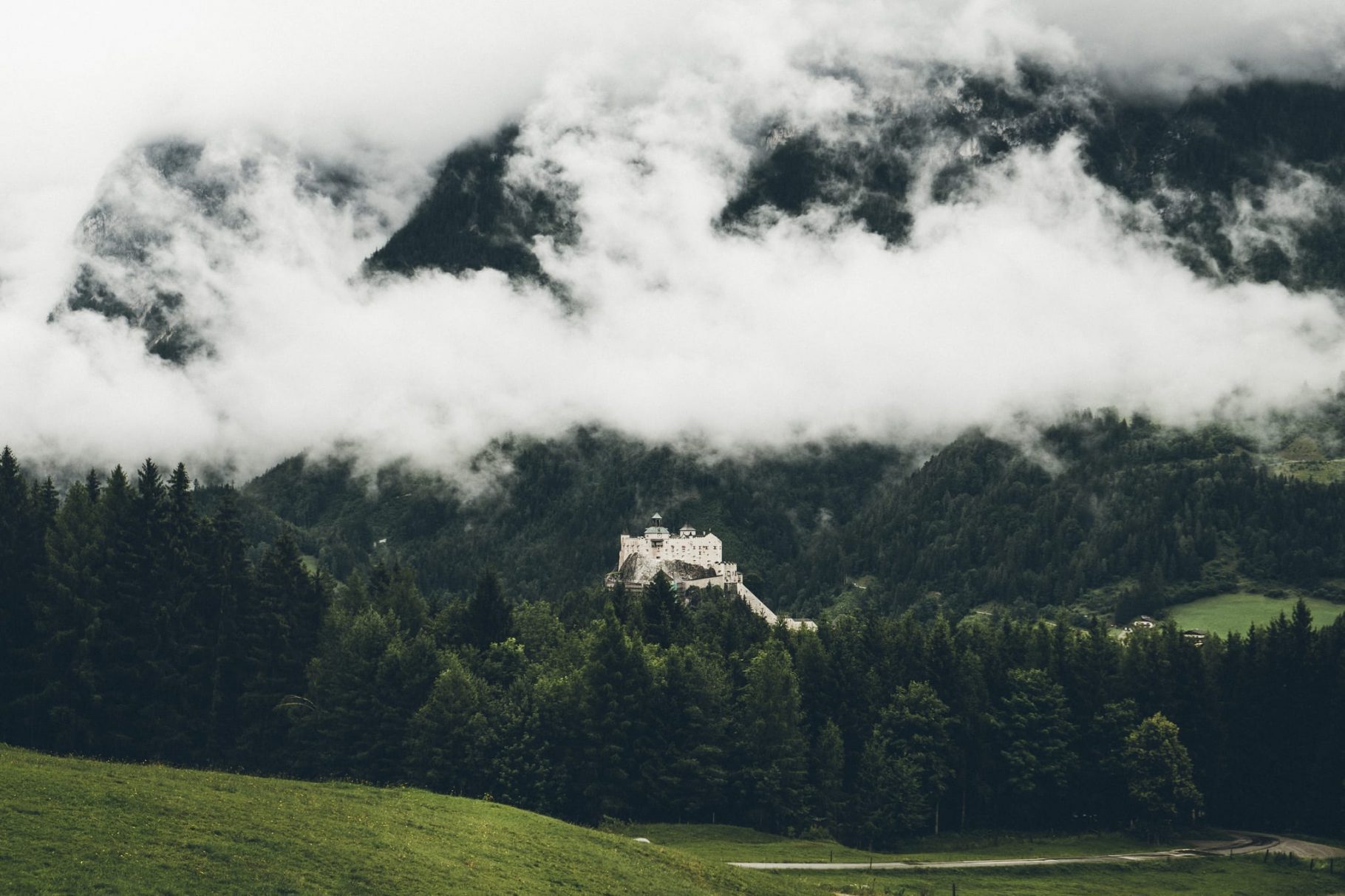 Burg Hohenwerfen im Salzachtal fotografieren