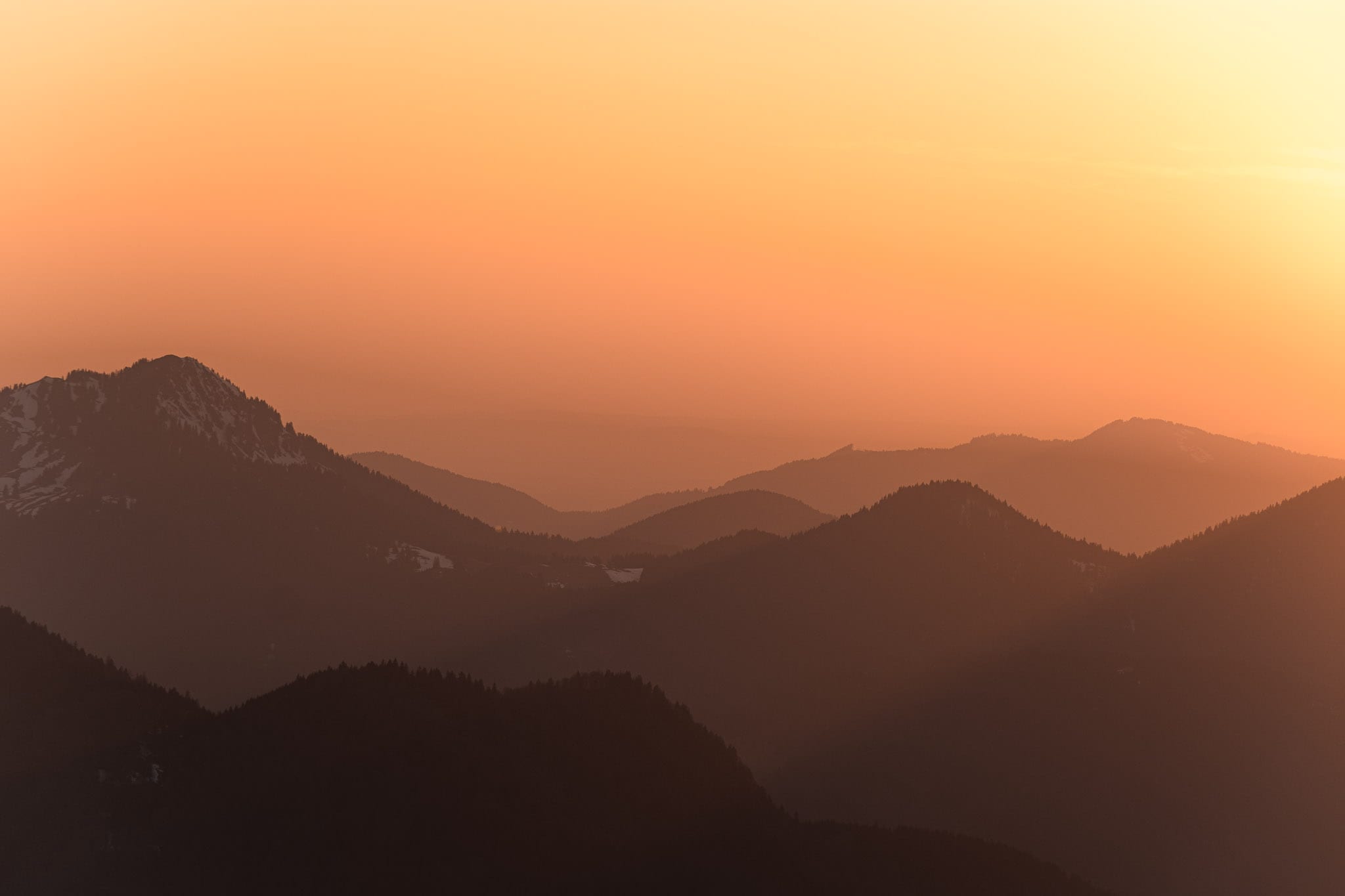 Die 7 schönsten Wanderungen in Bayern zum Sonnenuntergang | BinMalKuerzWeg