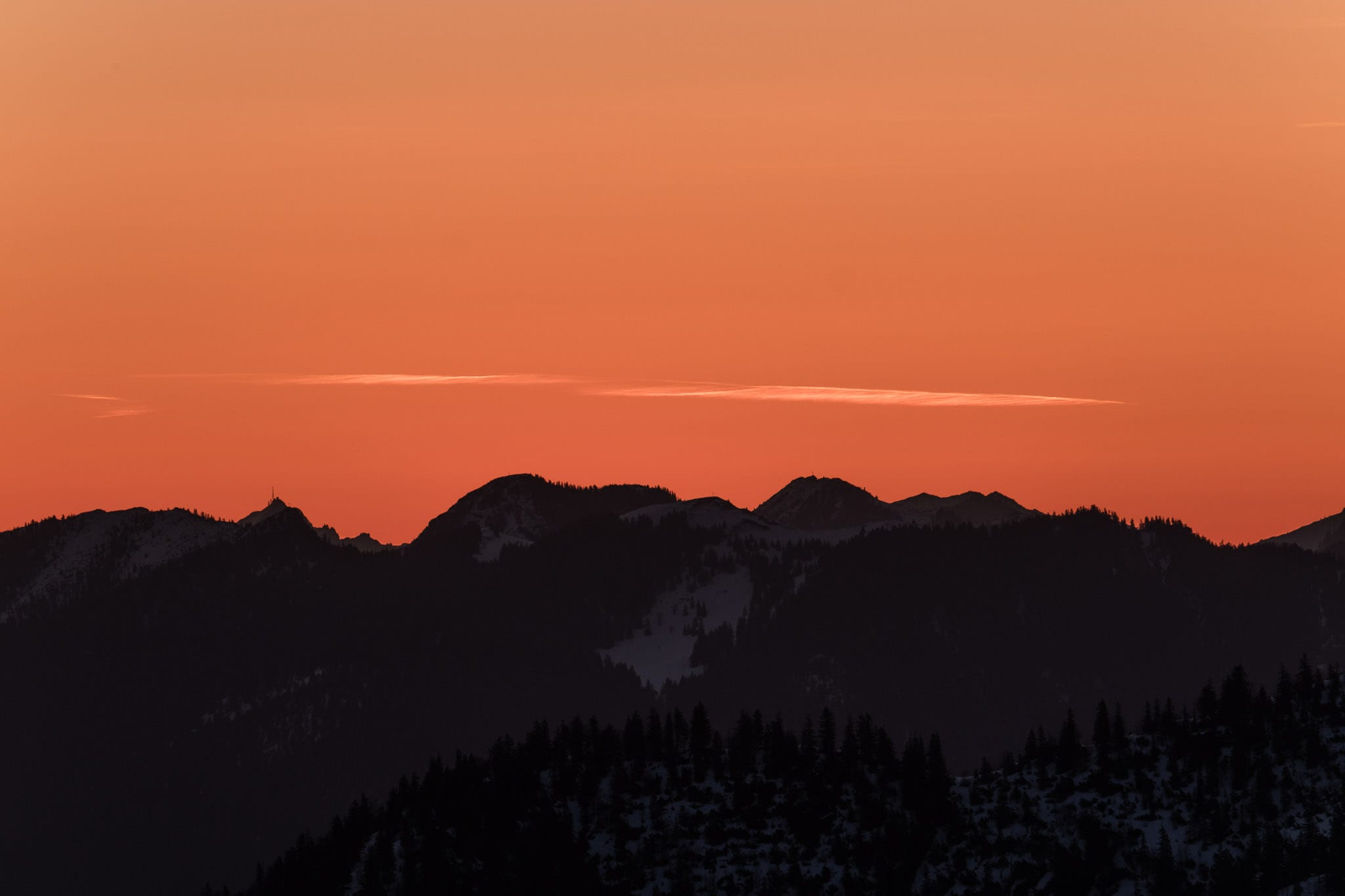 Sonnenaufgangs-Wanderung auf den Hirschhörnlkopf | BinMalKuerzWeg
