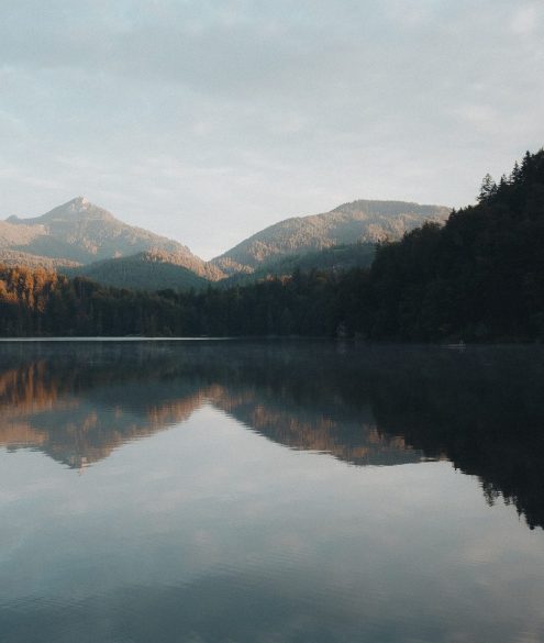 Sonnenaufgang am Hechtsee in Tirol