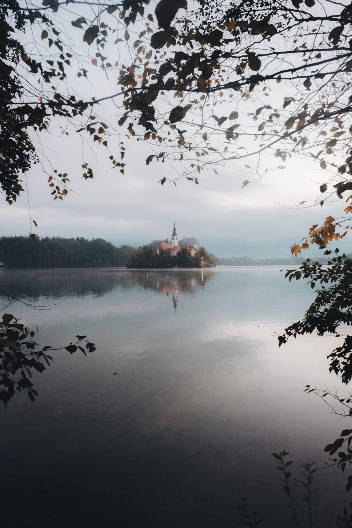 Toller Sonnenaufgang am Bleder See in Slowenien | BinMalKuerzWeg